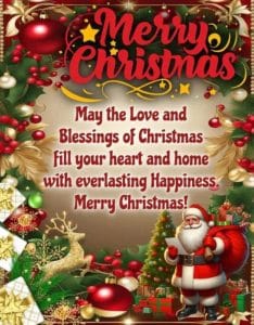 merry christmas images with quotes 2025