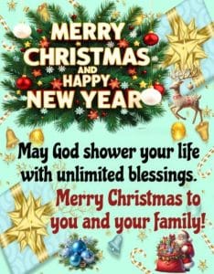 Merry christmas images with quotes 2025 for whatsapp