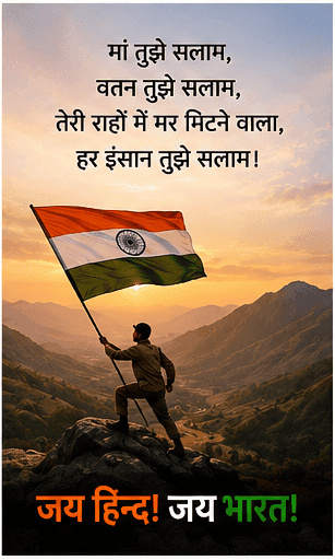 Independence day images hindi shayari for whatsapp